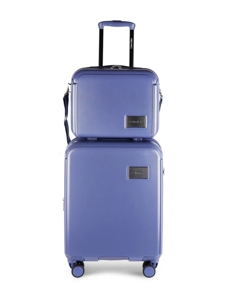 CALVIN KLEIN 纯色万向轮拉杆箱